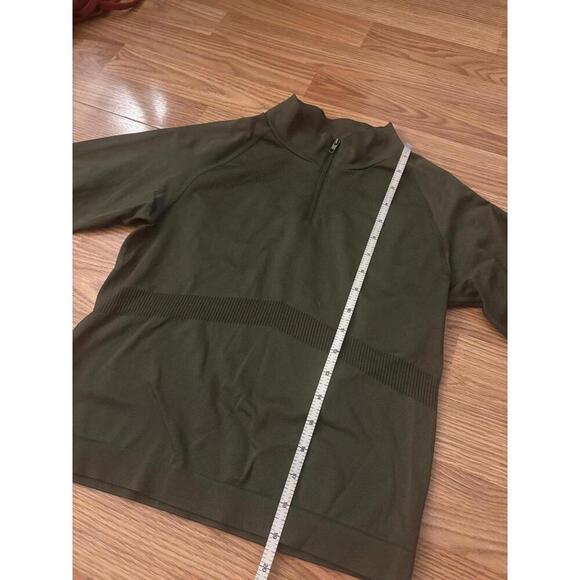 VS PINK Active Seamless Half Zip Cropped pullover Size M/L - Picture 5 of 9